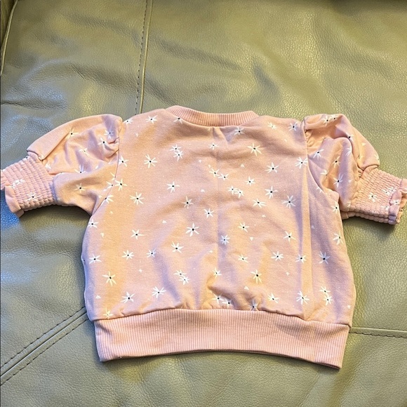 Jessica Simpson Pink Flower Pattern Baby Outfit 3-6 mos - Picture 6 of 6